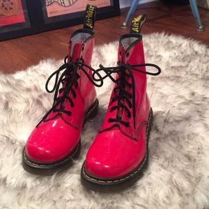 Red Patent Dr. Martens 1480s